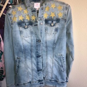 BNWT Lularoe Jaxon Jéan jacket size small